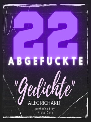 cover image of 22 Abgefuckte Gedichte